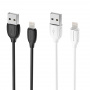 Кабель Borofone BX19, lightning, 1 м, белый