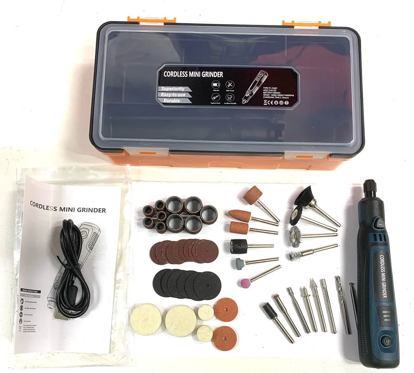 Шлифовальная электронная машинка Cordless Mini Grinder