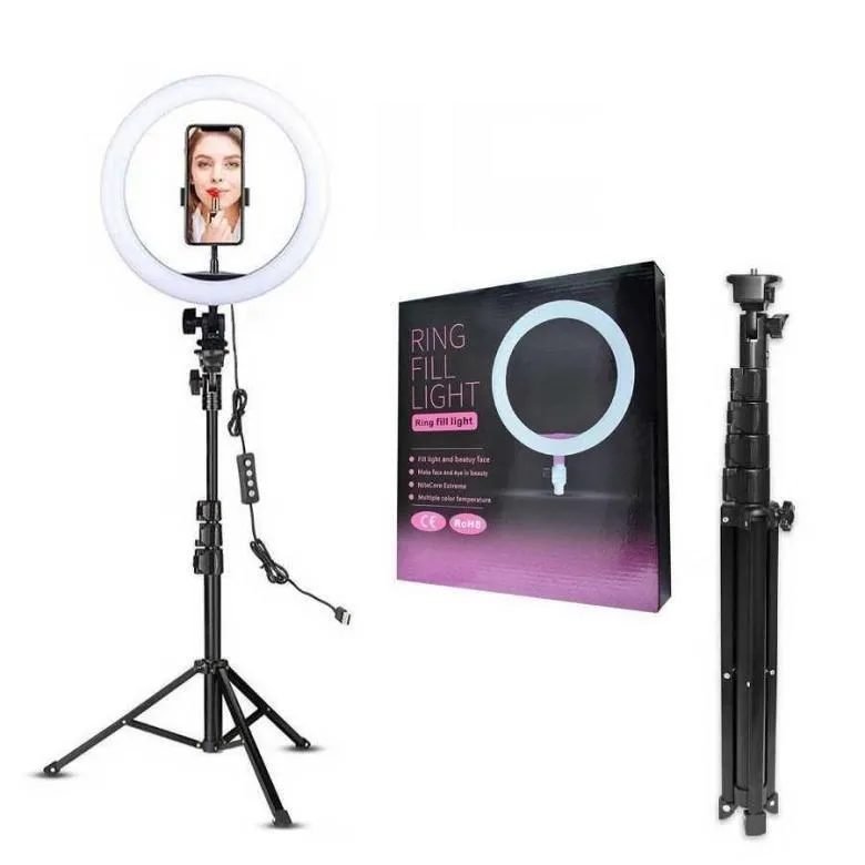 Профессиональная кольцевая лампа М-26 26 см Ring Fill Light