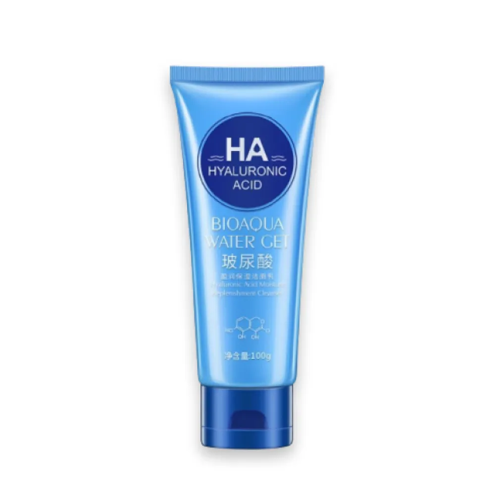 Пенка для умывания с гиалуроновой кислотой Bioaqua Water Get Hyaluronic Acid