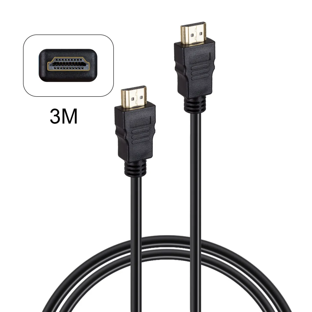 Кабель HDMI черный 3M